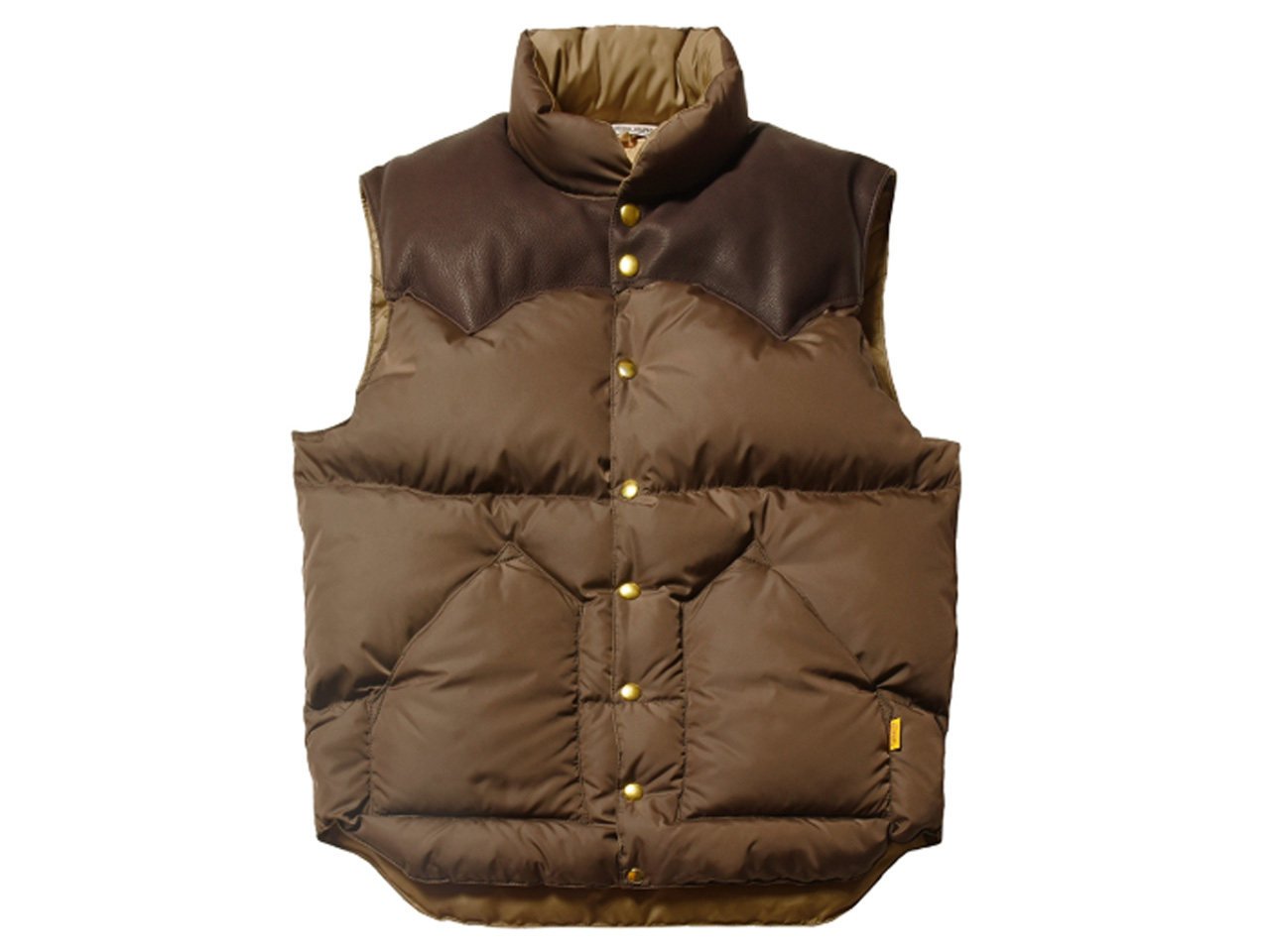 【送料無料】ROCKY MOUNTAIN FEATHERBED / STANDARD CALIFORNIA DOWN VEST BROWN