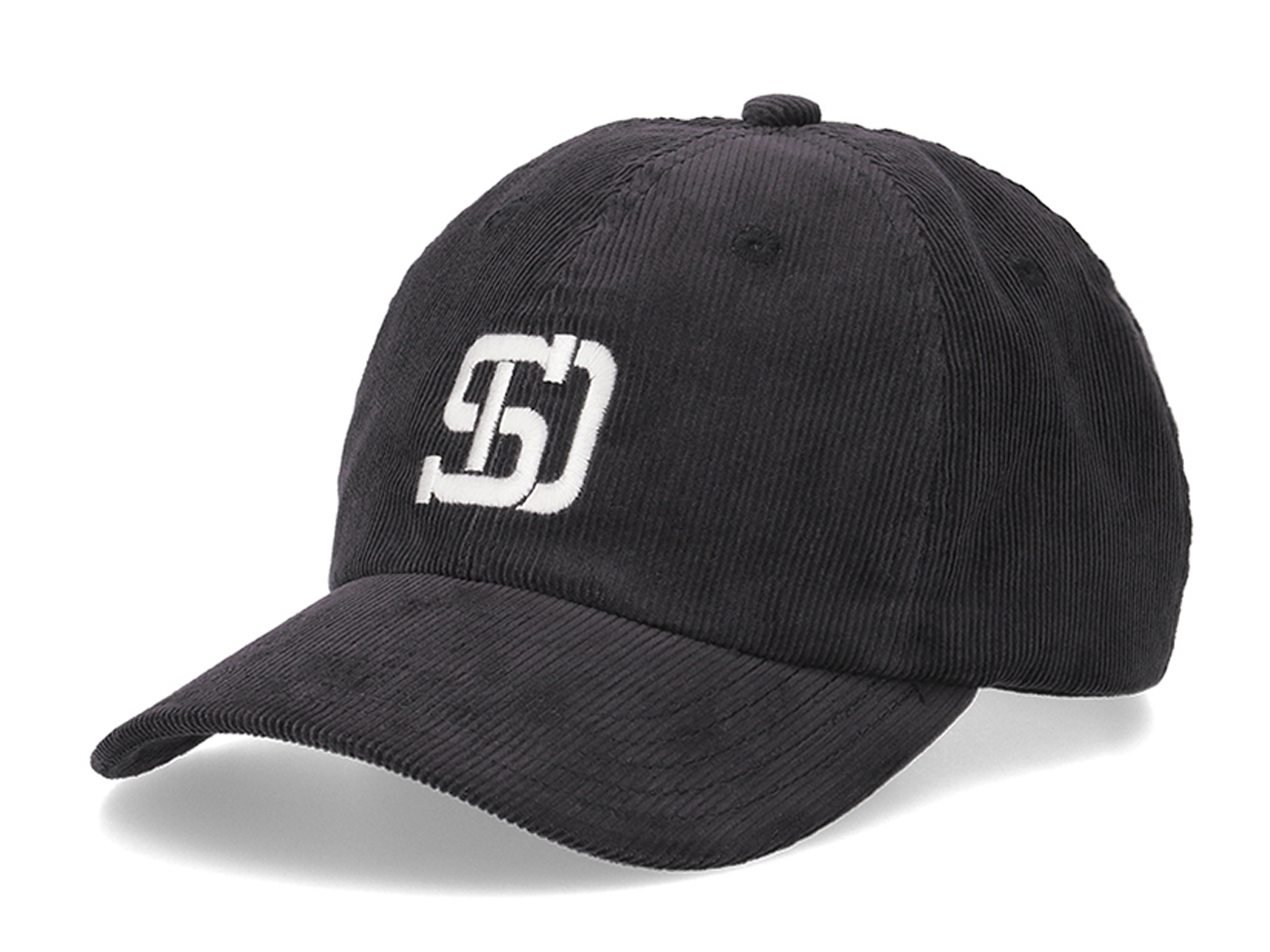 STANDARD CALIFORNIA CORDUROY LOGO BASEBALL CAP CHARCOAL
