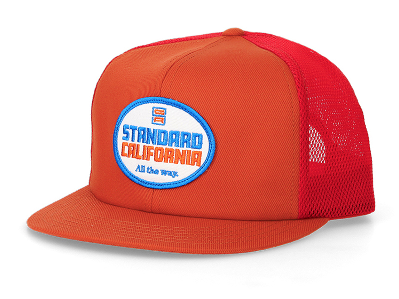 STANDARD CALIFORNIA LOGO PATCH MESH CAP RED