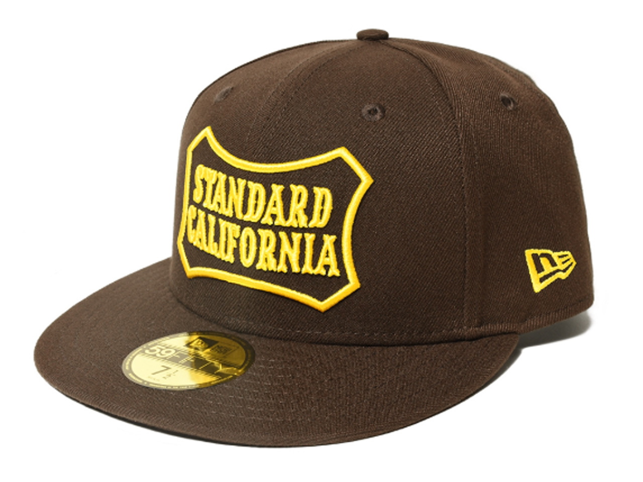 NEW ERA / STANDARD CALIFORNIA 59FIFTY LOGO CAP BROWN