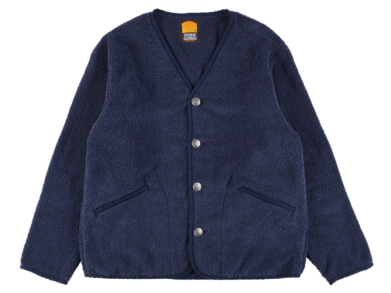【送料無料】STANDARD CALIFORNIA NATIVE PILE JACKET NAVY