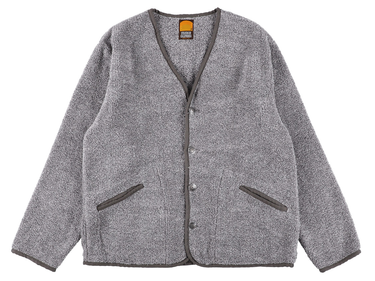 【送料無料】STANDARD CALIFORNIA NATIVE PILE JACKET GRAY