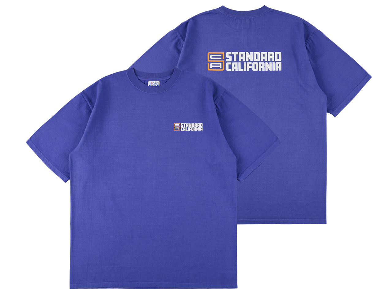 【送料無料】STANDARD CALIFORNIA HEAVYWEIGHT JEFF LOGO T-SHIRT PURPLE