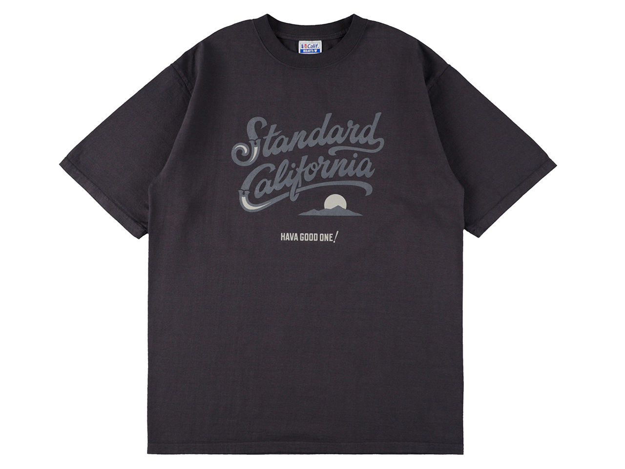 【送料無料】STANDARD CALIFORNIA HEAVYWEIGHT MODERN TWIST SIGNS LOGO2 T-SHIRT CHARCOAL