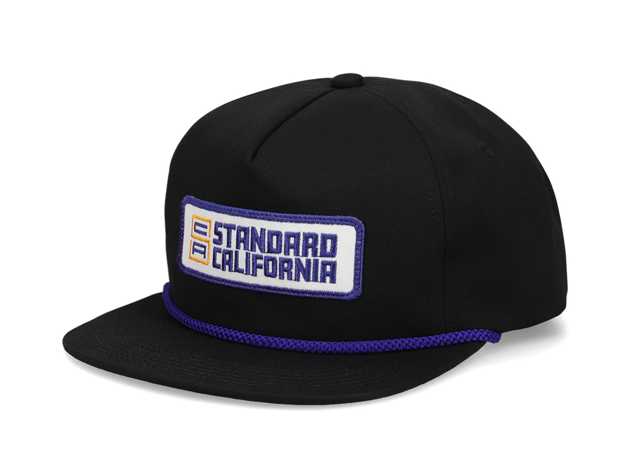 STANDARD CALIFORNIA JEFF LOGO PATCH CAP BLACK