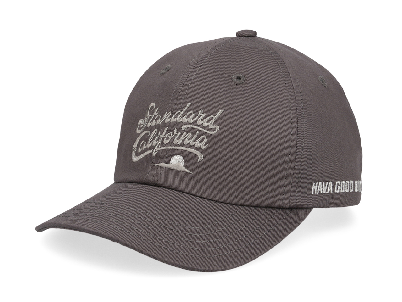 STANDARD CALIFORNIA MODERN TWIST SIGNS LOGO2 BASEBALL CAP CHARCOAL