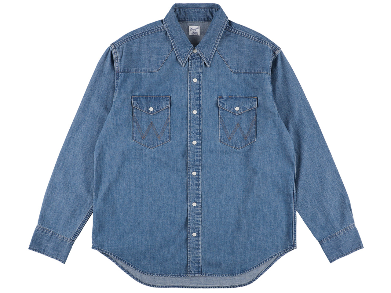 【送料無料】Wrangler / STANDARD CALIFORNIA WESTERN SHIRT VINTAGE WASH INDIGO