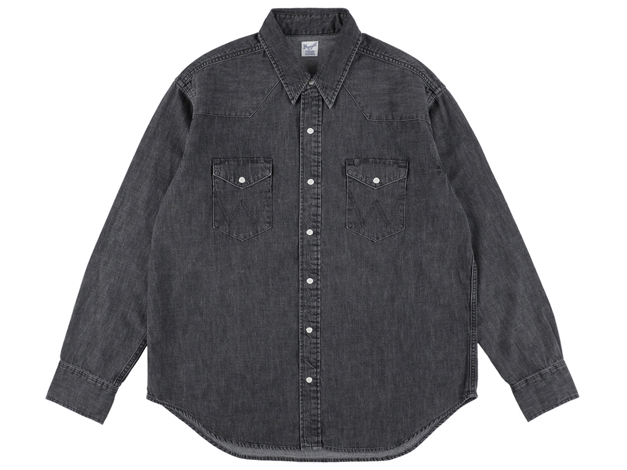 【送料無料】Wrangler / STANDARD CALIFORNIA WESTERN SHIRT VINTAGE WASH BLACK
