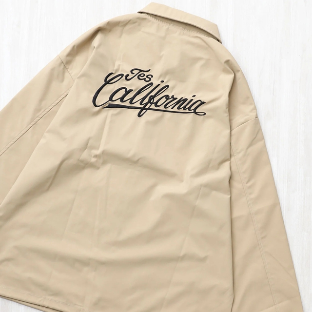 【送料無料】The Endless Summer TES CALIFORNIA 60's SURF CLUB COACH JACKET BEIGE