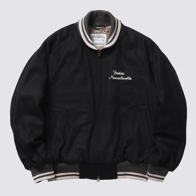 【送料無料】FIDELITY × SKOOKUM SHAWL COLLAR BLUSON BLACK