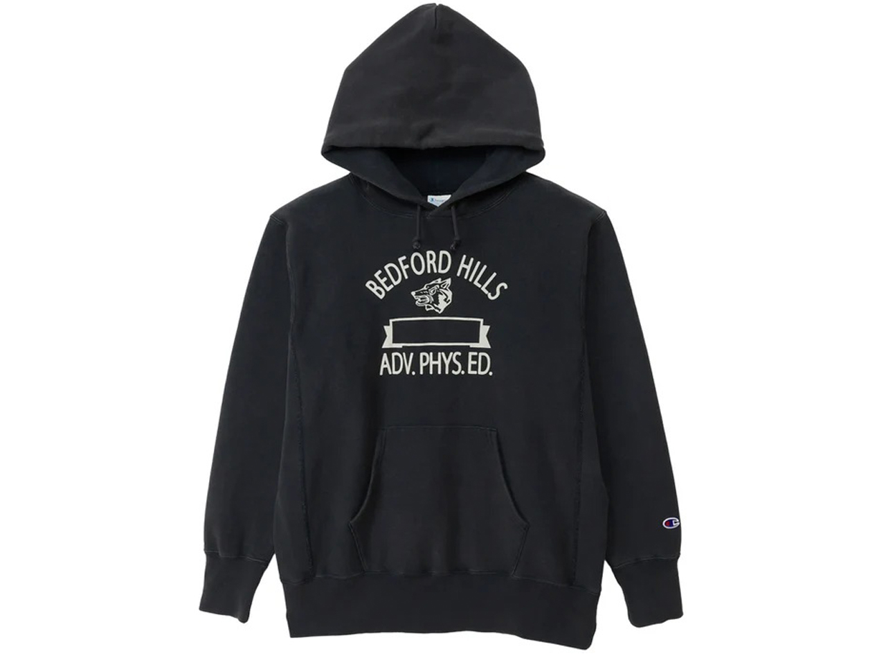 【送料無料】Champion REVERSE WEAVE PRINT HOOD SWEAT 70's 11.5oz MODEL D.GRAY