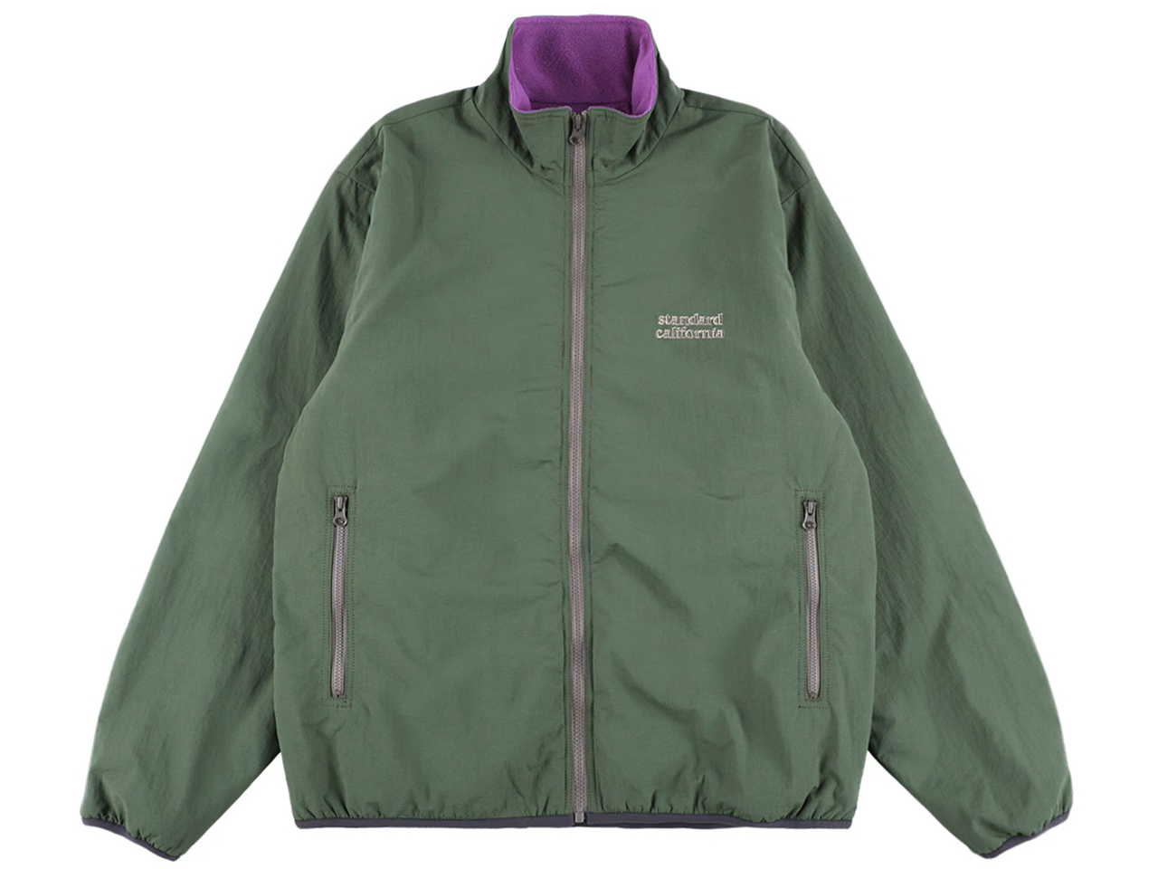 【送料無料】STANDARD CALIFORNIA SHELLED FLEECE JACKET GREEN