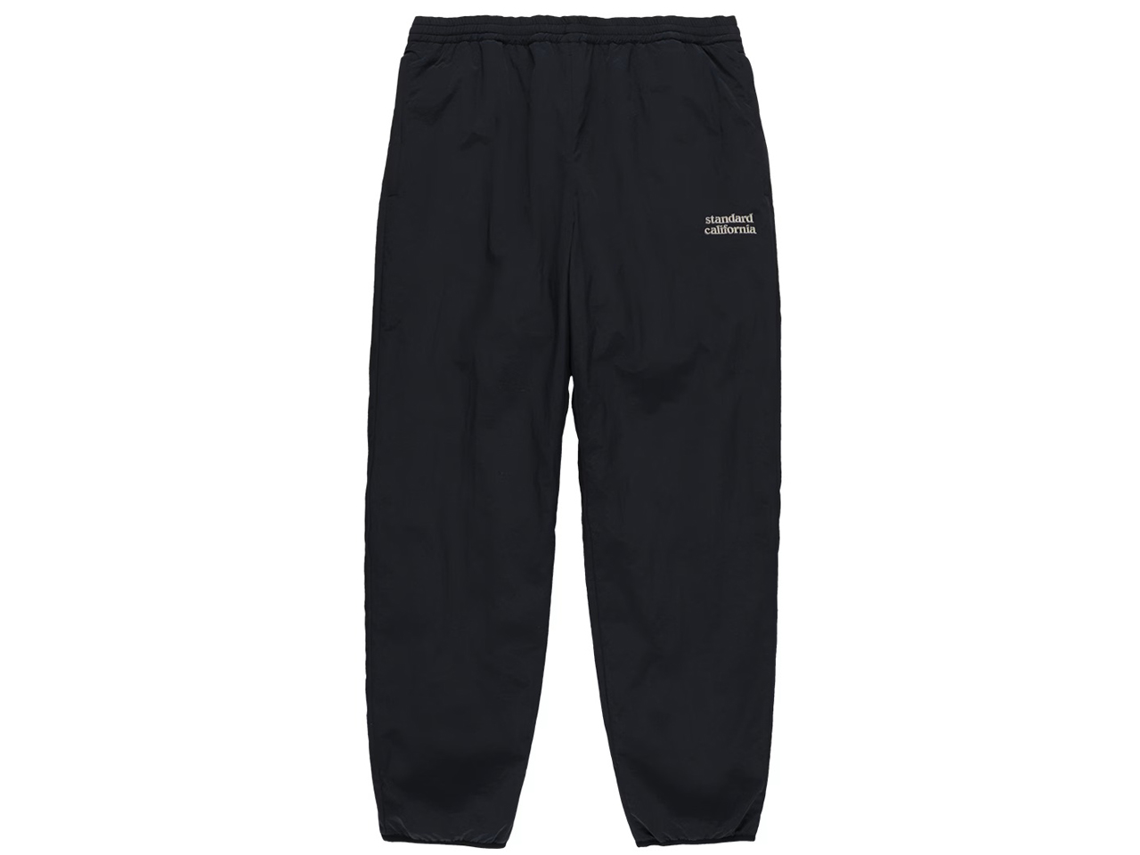 【送料無料】STANDARD CALIFORNIA SHELLED FLEECE PANTS BLACK