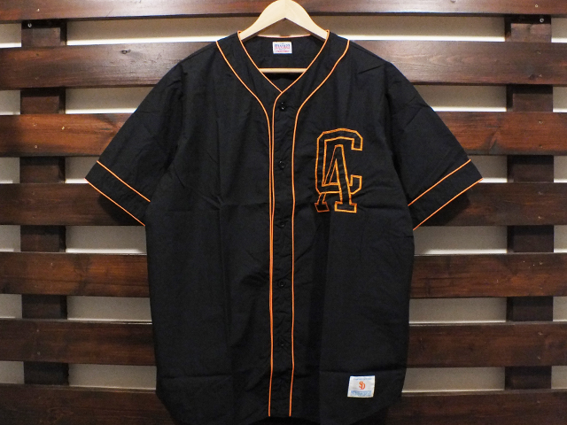 【送料無料】STANDARD CALIFORNIA BASEBALL SHIRT BLACK
