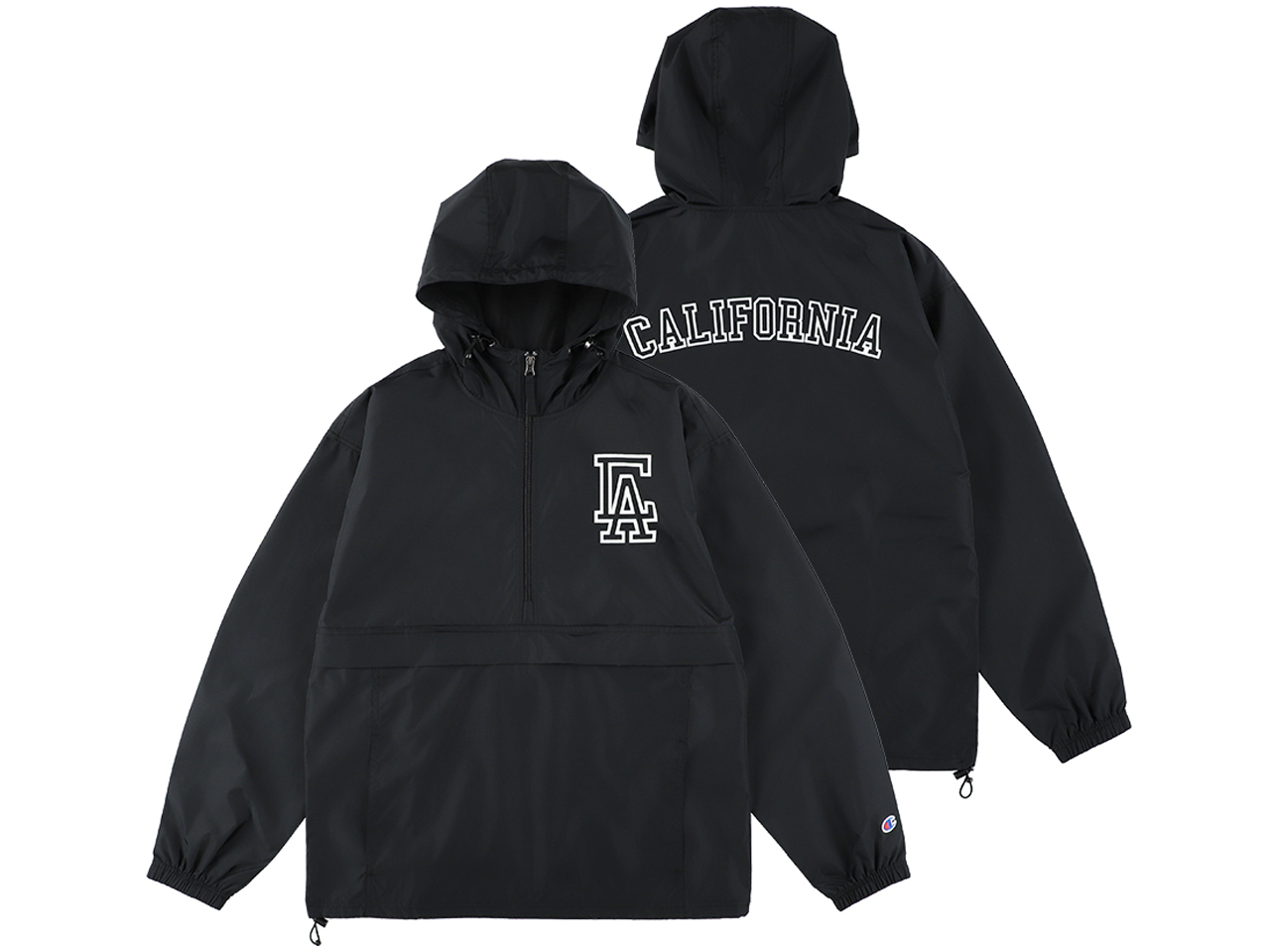 【送料無料】CALIFOLKS PACKABLE ANORAK BLACK