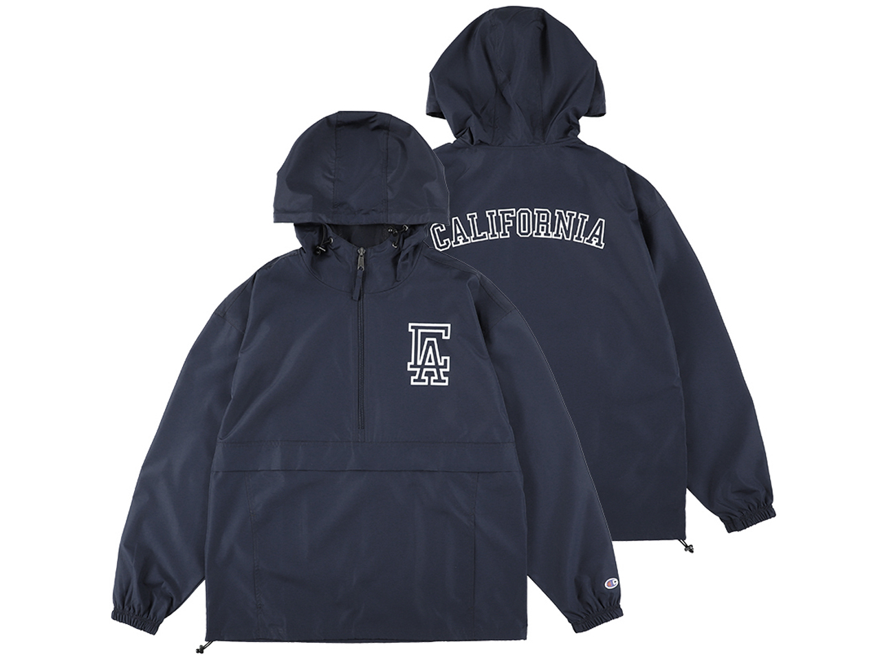 【送料無料】CALIFOLKS PACKABLE ANORAK NAVY