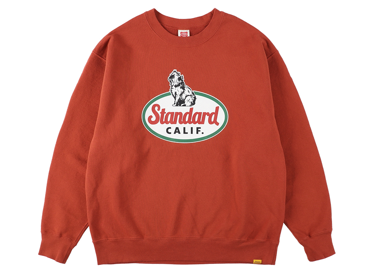 【送料無料】STANDARD CALIFORNIA US COTTON TRUCKER LOGO SWEAT RED