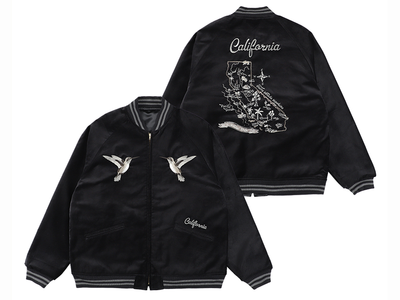【送料無料】STANDARD CALIFORNIA SOUVENIR JACKET BLACK