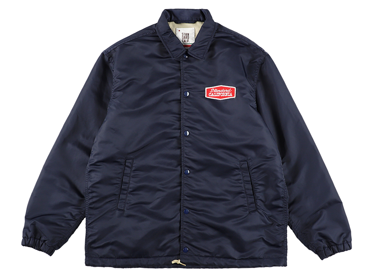 【送料無料】STANDARD CALIFORNIA STADIUM LOGO PATCH COACH JACKET NAVY