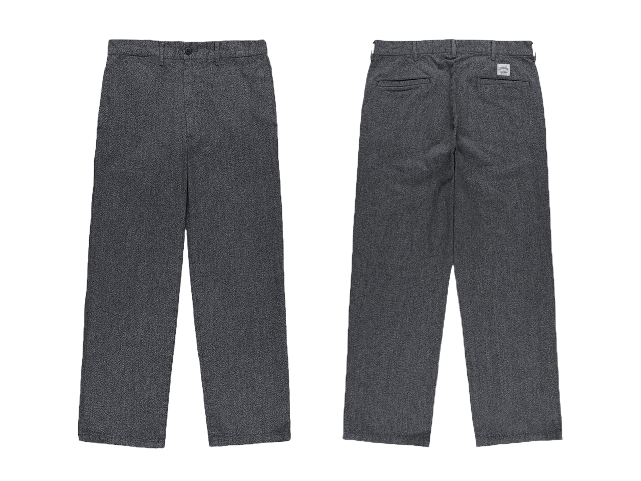 【送料無料】STANDARD CALIFORNIA BLACK CHAMBRAY PANTS W VINTAGE WASH