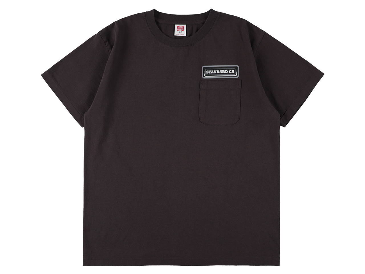 【送料無料】STANDARD CALIFORNIA US COTTON POCKET LOGO T-SHIRT BLACK