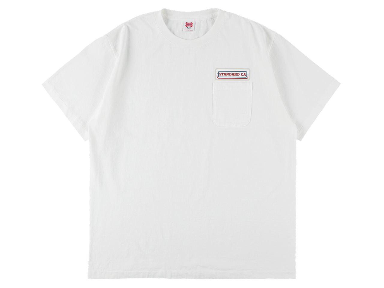【送料無料】STANDARD CALIFORNIA US COTTON POCKET LOGO T-SHIRT WHITE