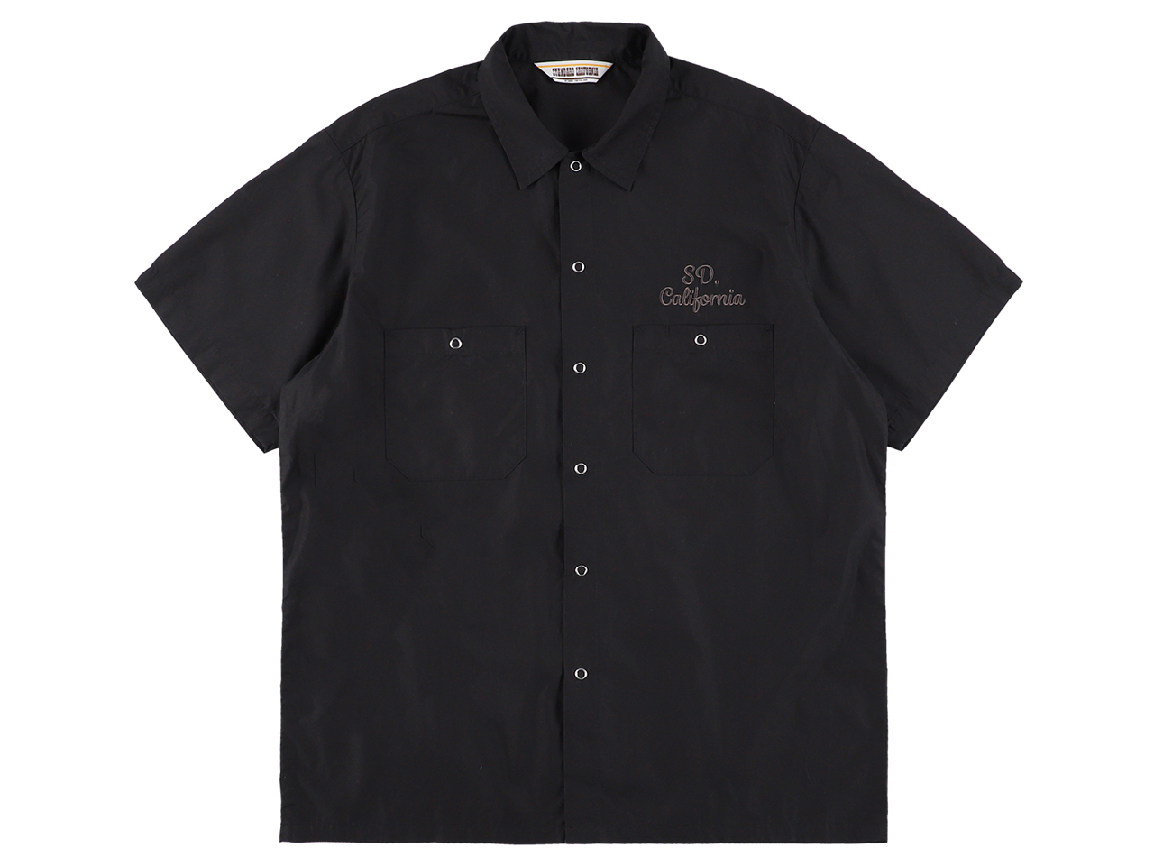【送料無料】STANDARD CALIFORNIA DRESS WORK SHIRT SHORT SLEEVE BLACK
