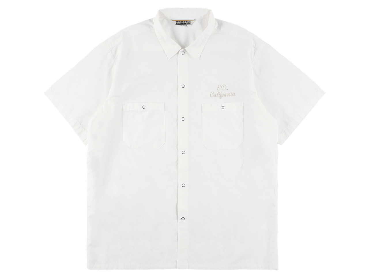 【送料無料】STANDARD CALIFORNIA DRESS WORK SHIRT SHORT SLEEVE WHITE