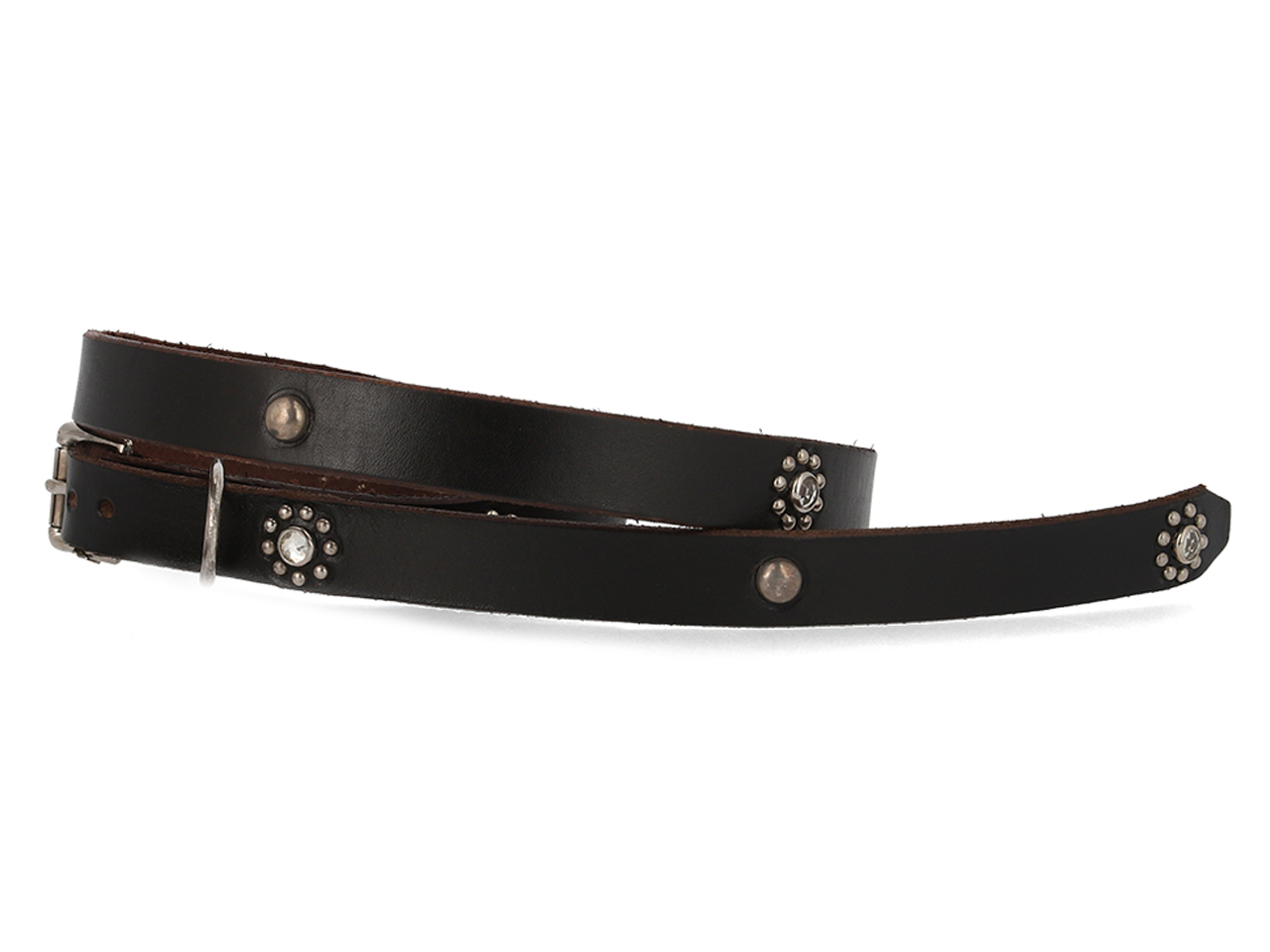 【送料無料】HTC BELT #FLOWER STONE40 0.75 BLACK