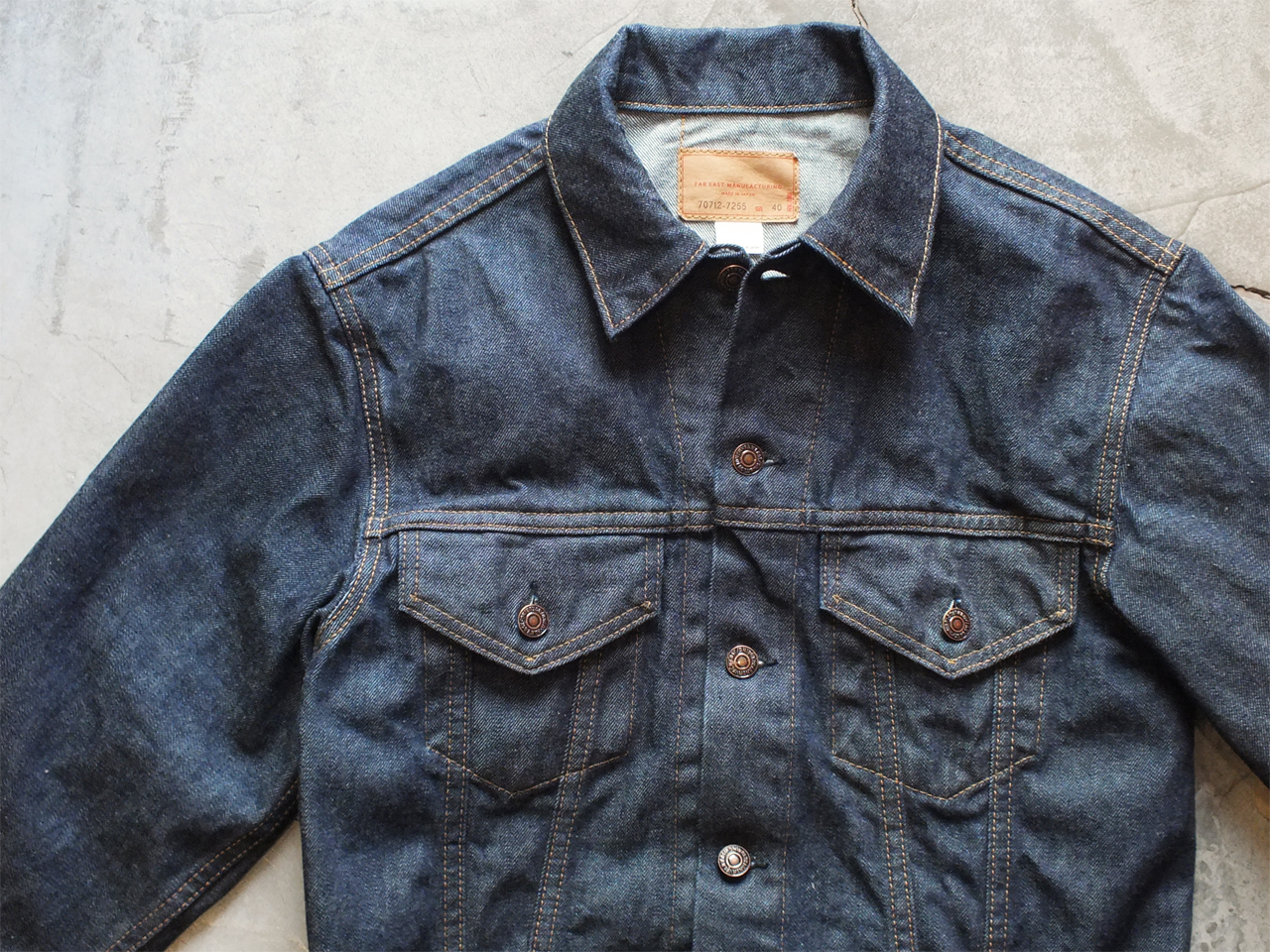 【送料無料】FAR EAST MANUFACTURING TRUCKER JACKET / TYPE 70505