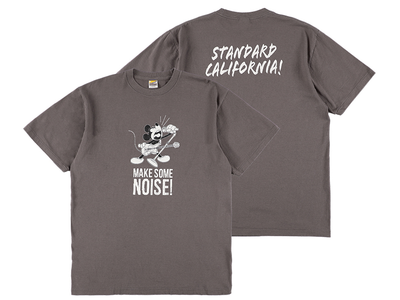 【送料無料】Disney / STANDARD CALIFORNIA MAKE SOME NOISE T-SHIRT CHARCOAL