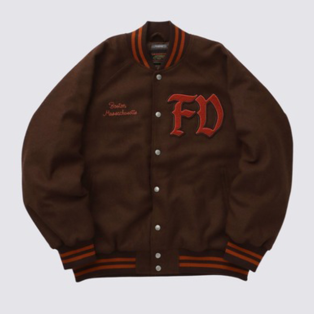 【送料無料】FIDELITY × SKOOKUM WOOL STUDIAM JACKET BROWN