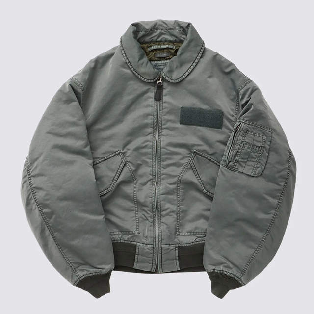 【送料無料】FIDELITY VINTAGE WASH FLIGHT JACKET KHAKI