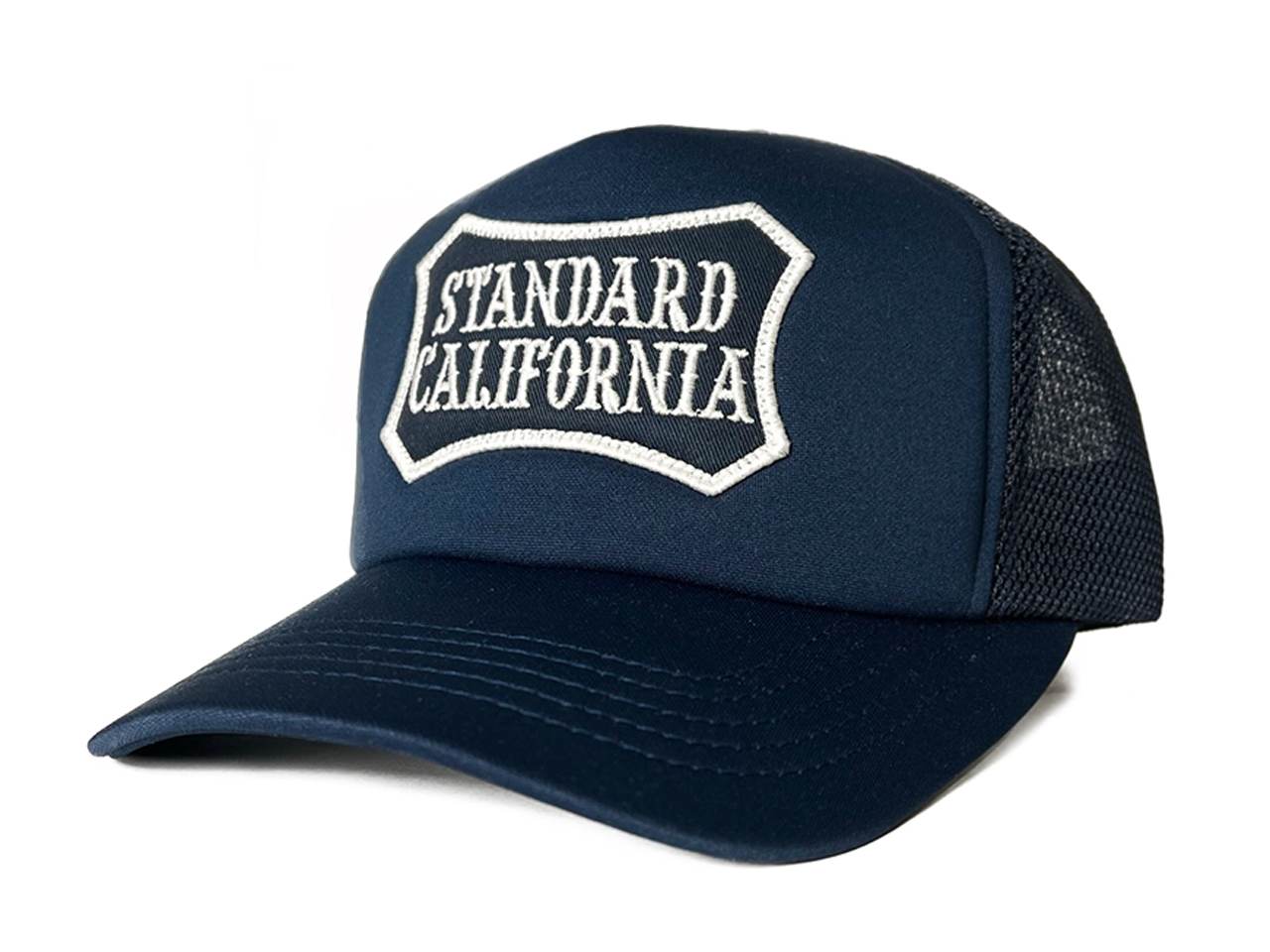 STANDARD CALIFORNIA BASIC LOGO PATCH MESH CAP NAVY