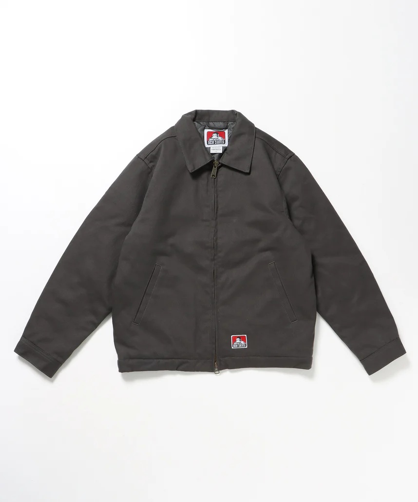 【送料無料】BEN DAVIS PADDED EISENHOWER JACKET CHARCOAL