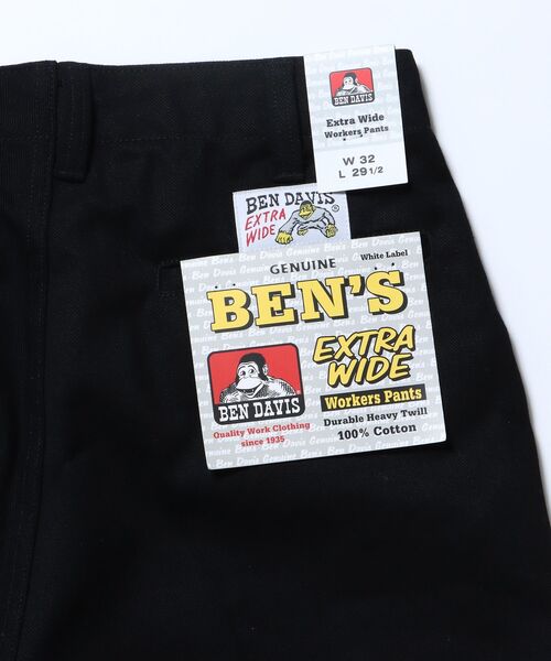 BEN DAVIS EXTRA WIDE PANTS BLACK