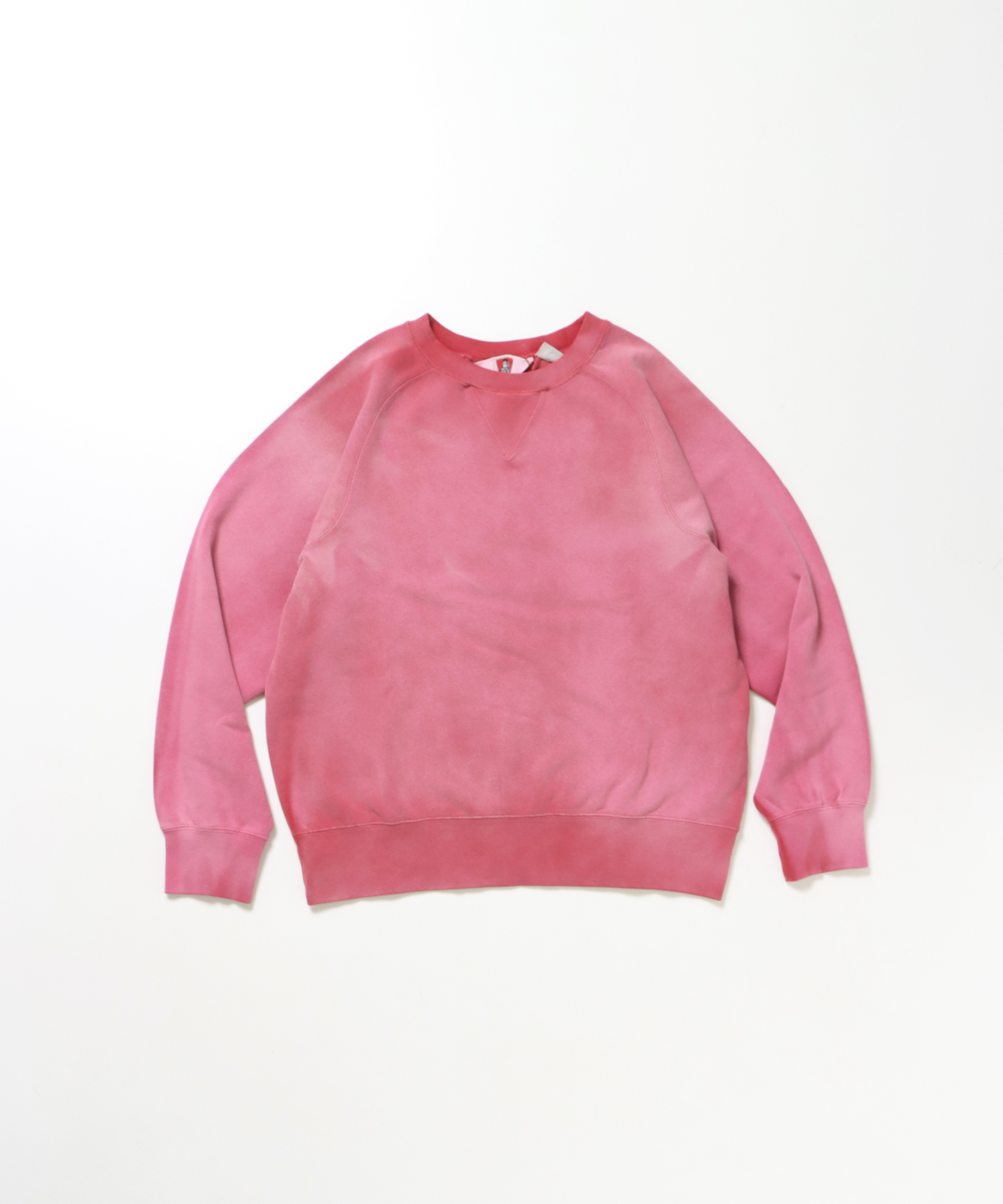 BEN DAVIS 70'S FIT FREEDOM SLEEVE CREW DEEP RED