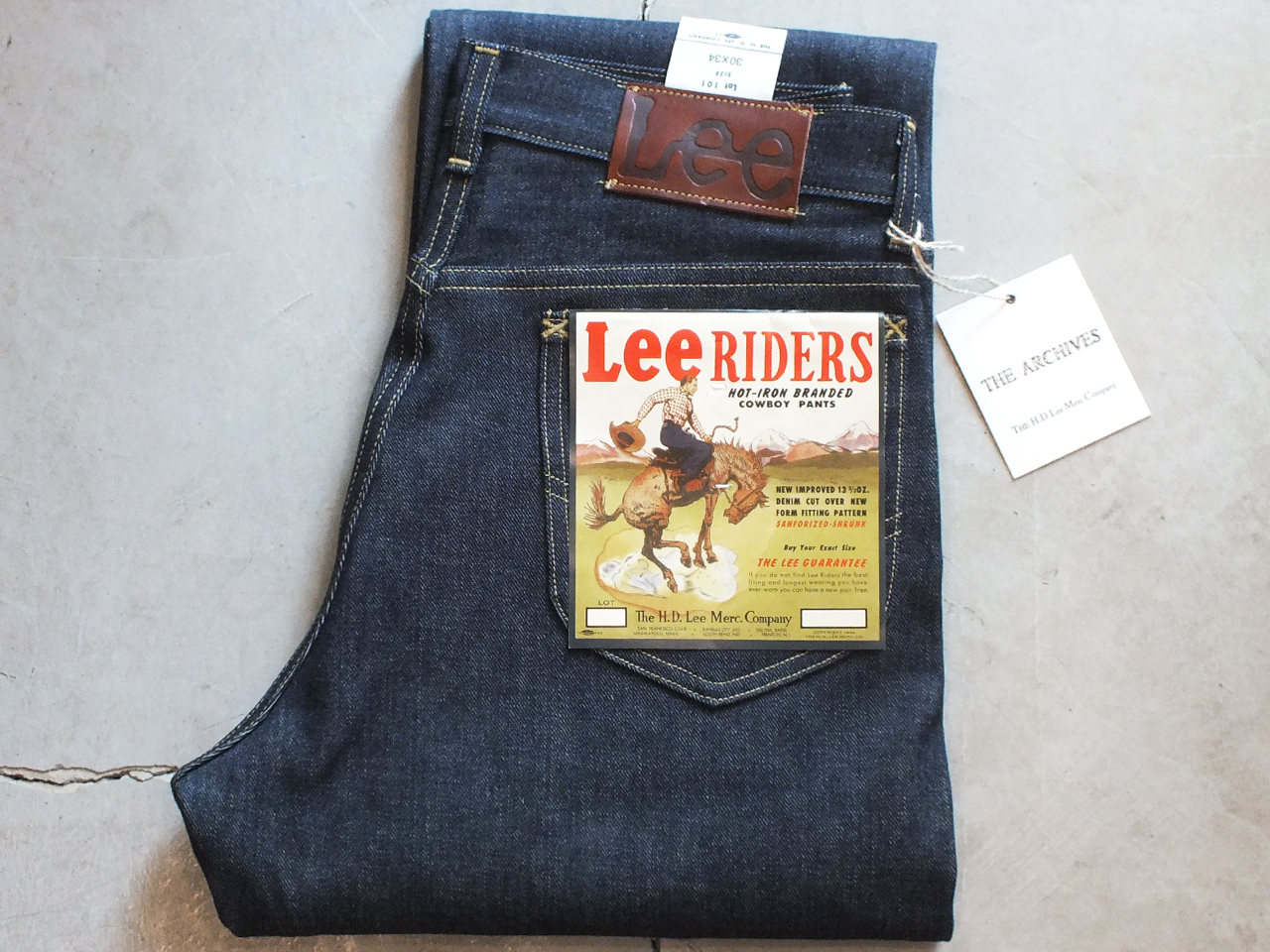 【送料無料】Lee ARCHIVES COWBOY 101 "PROTO TYPE" 1945MODEL RIGID