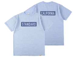 STANDARD CALIFORNIA 88/12 BOX LOGO T-SHIRT BLUE 「メール便OK」