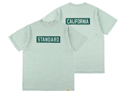 STANDARD CALIFORNIA 88/12 BOX LOGO T-SHIRT GREEN 「メール便OK」