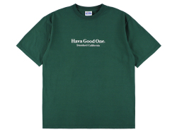 【送料無料】STANDARD CALIFORNIA HEAVYWEIGHT HAVA GOOD ONE T-SHIRT GREEN