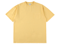 【送料無料】STANDARD CALIFORNIA HEAVYWEIGHT POCKET T-SHIRT VINTAGE WASH YELLOW