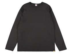 【送料無料】STANDARD CALIFORNIA RIB CREW LONG SLEEVE T-SHIRT BLACK