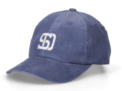 STANDARD CALIFORNIA CORDUROY LOGO BASEBALL CAP BLUE
