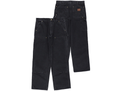 【送料無料】STANDARD CALIFORNIA DUCK DOUBLE KNEE PAINTER PANTS VINTAGE WASH BLACK