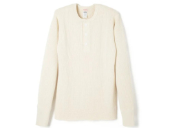 【送料無料】Healthknit SUPER HEAVY WAFFLE HENLEY NECK L/S #990 OFF