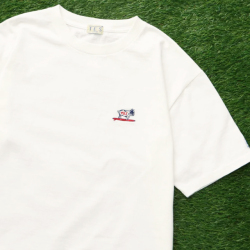 The Endless Summer TES CALIFORNIA ORGANIC COTTON HUNTINGTON BIG T-SHIRT WHITE 「メール便OK」