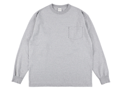 【送料無料】STANDARD CALIFORNIA HEAVYWEIGHT POCKET LONG SLEEVE T-SHIRT VINTAGE WASH GRAY