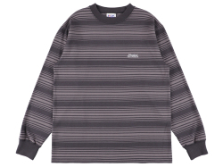 【送料無料】STANDARD CALIFORNIA HEAVYWEIGHT BORDER LONG SLEEVE T-SHIRT BLACK