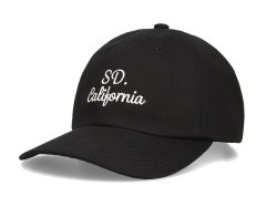 STANDARD CALIFORNIA LOGO TWILL BASEBALL CAP BLACK